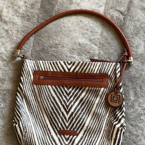 Liz Claiborne zebra print purse
